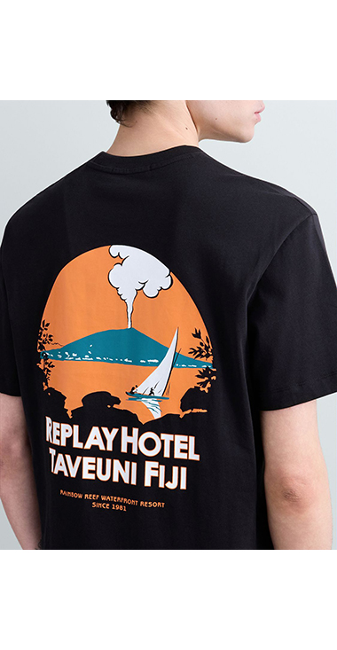 ヘビーコットンジャージーFIJI Tシャツ 詳細画像